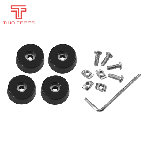 4 Sets Antivibration Feet For i3 MK3 Printer Kit Anti-vibration Rubber Landing Mat Feet For 2022 Profile 3d Printer Parts ► Photo 1/6