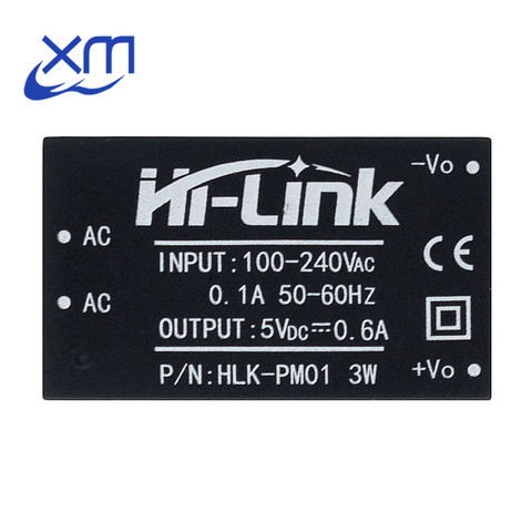 1pcs/lot HLK-PM01 AC-DC 220V to 5V mini power supply module,intelligent household switch power supply module ► Photo 1/5