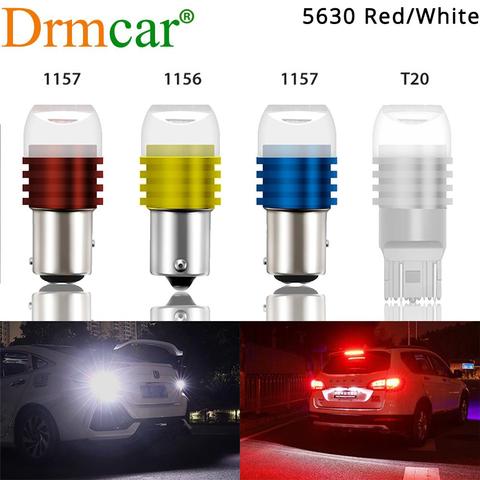 1PC 1156 1157 T20 Car LED Signal Light Brake Light Backup Lighting Red Flash Strobe Lamp Parking Reverse Bulb Turn Tail Flashing ► Photo 1/1