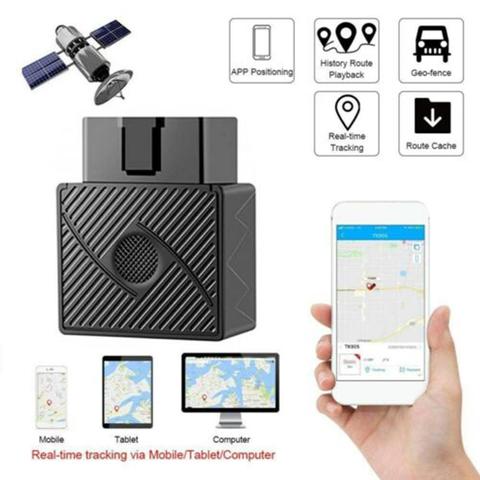 Obd / Obd2 Gsm Car Gps Tracker Gprs Lbs / Gps Position Tracking Locator Real Time Tracking Geo -Fence Overspeed Alarm ► Photo 1/6