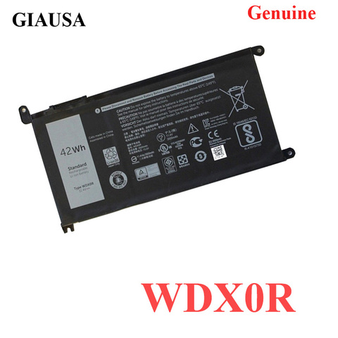 GIAUSA genuine WDX0R battery for Dell 13 7368 14-7460 15 7560 15-5568 WDX0R WDXOR battery  3CRH3 T2JX4 ► Photo 1/2