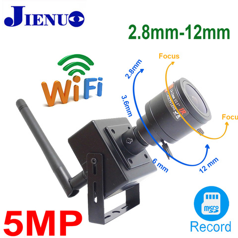 720P 1080P 5MP Mini wireless Ip Camera Wifi Audio Full HD Cctv Security Surveillance 2.8mm-12mm Lens zoom Home Camera Onvif ► Photo 1/6