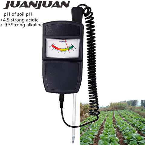 Portable Soil Tester Pointer type PH Measuring Instrument Soil PH Meter  Acid Alkali  Testing for Plant Garden Flower  20%off ► Photo 1/6