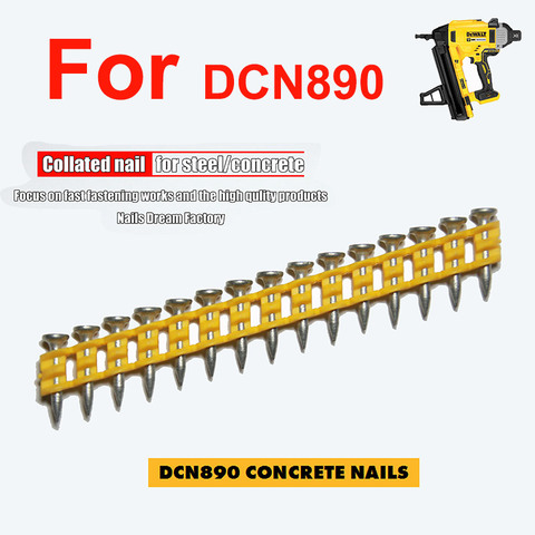 DCN890 concrete nails  for DEWAL electric tools DCN890 tools parts nails 1005pcs for 1order high quality for cement wall use ► Photo 1/6