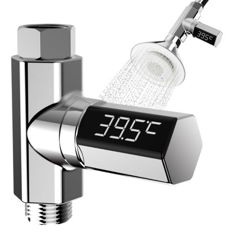 LED Display Home Water Flow Faucet Shower Thermometer Temperature Monitor for Baby Care ► Photo 1/4