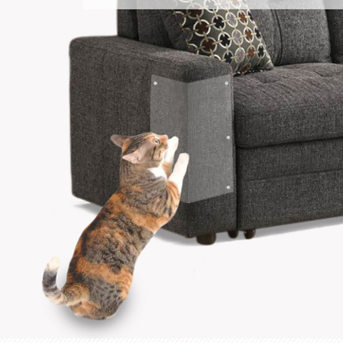 2Pcs/Set Cat Scratch Guard Adhesive PVC Cat Scratch Deterrent Scratchers Furniture Couch Protector Kitten Paw Pad ► Photo 1/3