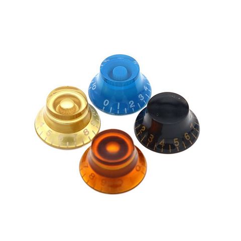 4pcs Electric Guitar Bass Top Hat Speed Control Volume Knobs multiple colors ► Photo 1/6