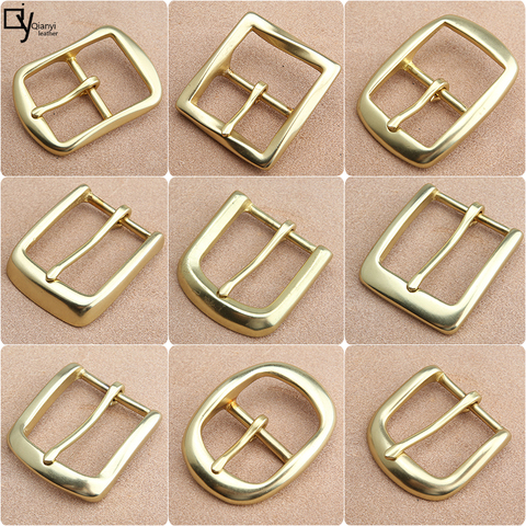 New pure copper buckle brass men's belt buckle version buckle 3.5cm casual belt buckle ► Photo 1/6