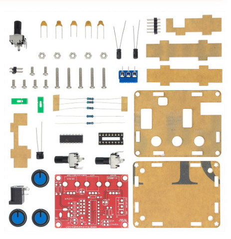 Function Signal Generator DIY Kit Sine/Triangle/Square Output 1Hz-1MHz Signal Generator Adjustable Frequency Amplitude XR2206 ► Photo 1/1