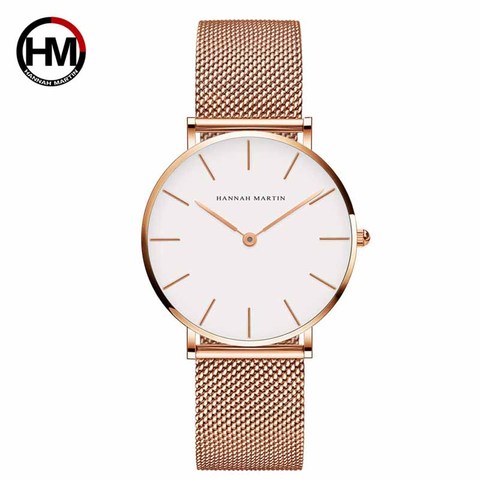 Hannah Martin Girls Watches Womans Luxury Brand Quartz Women Wrist Watches for Women Fashion Clock Female Watch Reloj Mujer ► Photo 1/6
