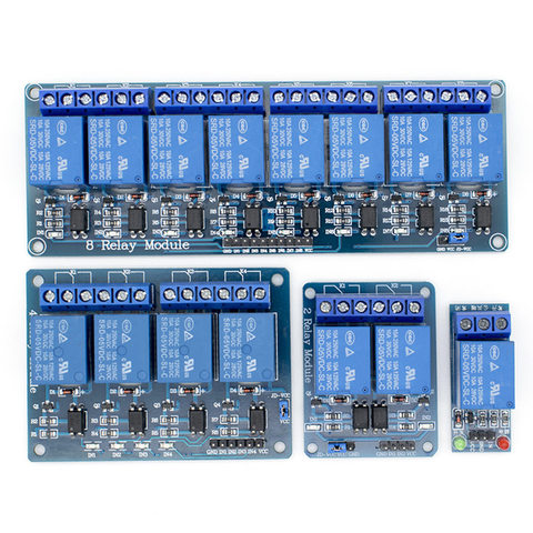 5v 1 2 4 8 Channel Relay module with optocoupler. Relay Output X way relay module for arduino  1CH 2CH 4CH 8CH ► Photo 1/6