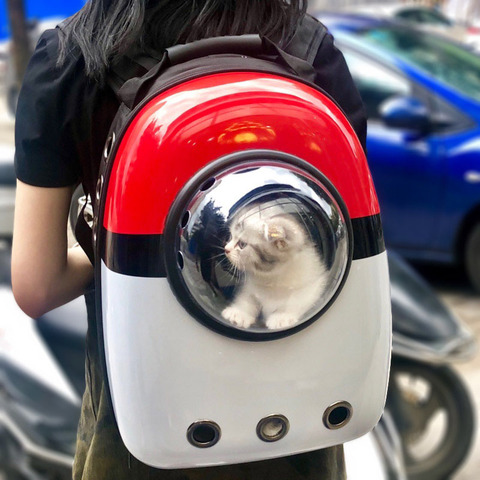 Pet Carrier Backpack Travel Space Capsule Puppy Dog Cat Bag Breathable  Astronaut