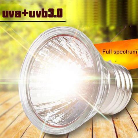 25W/50W/75W UVA + UVB Full Spectrum Sun Lamp Sunbathe Heat Lamp/Bulb/Light for Lizard Reptiles and Amphibians ► Photo 1/6