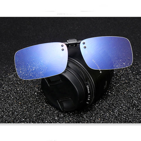 Clip On Blue Light Filter Blocking  Anti Blue Ray Anti-fatigue Glasses Office Computer Anti UV Strain Relief ► Photo 1/6