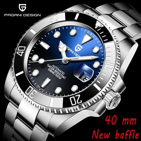 2022 PAGANI DESIGN 40mm Luxury Men's Wristwatch Stainless Steel Automatic Mechanical Watch Top Brand Men's Waterproof Date Clock ► Photo 1/6