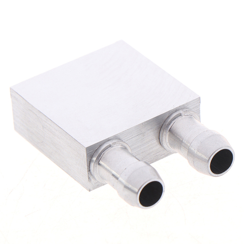 Hot sale 1pcs 30 x 30 x 12mm Aluminium Water Cooling Heatsink Block Waterblock Liquid Cooler For PC Laptop CPU ► Photo 1/6