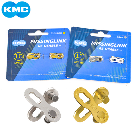 KMC Original Chain Magic Buckle 11 Speed KMC Missing Link Bicycle Chain Link 6/7/8s 9s 10s 11s 12S Bicycle Quick Magic Button ► Photo 1/6