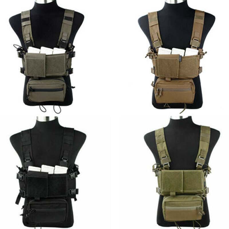 TMC3115 Hunting Tactical Vest Modular Chest Rig Set Cordura 500D Fabric 