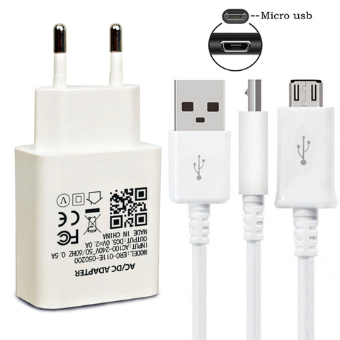 Wall Charger Cable For Samsung Galaxy J4 J6 J8 A6 A7 2022 Honor 8X 7X 8C 8A 7A Charge USB Micro USB Cable Wire Cell Phone Cord ► Photo 1/6
