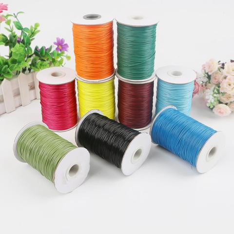 1/1.5/2mm Korea Cotton Waxed Thread Cord Use For String Beads Strap Jewelry Findings DIY Necklace Bracelet Making ► Photo 1/6