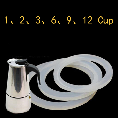 Silicone Seal Ring Flexible Washer Gasket Ring Kitchen Coffee Makers Accessories Parts ► Photo 1/5