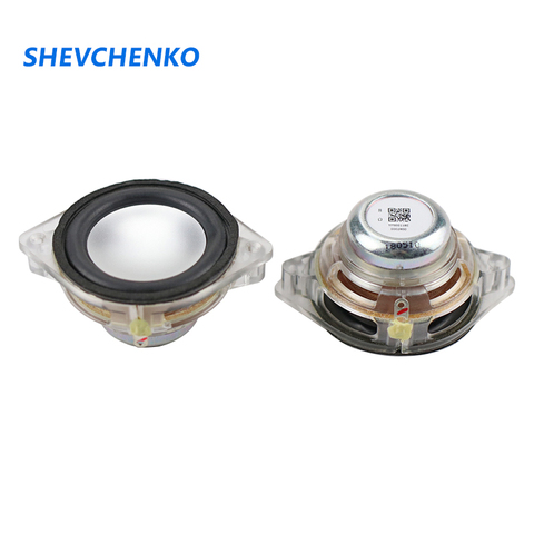 1.75 Inch 45mm Full Range Speaker 8OHM 5W Loudspeaker Crystal Frame Rubber Edge Full Range Speaker Repair Audio 2pcs ► Photo 1/6