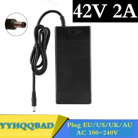 36V 2A battery charger Output 42V 2A Charger Input 100-240 VAC Lithium Li-ion Li-poly Charger For 10Series 36V Electric Bike ► Photo 1/6
