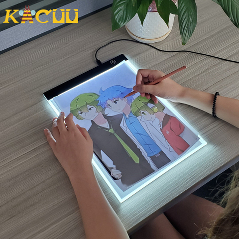 A4 Level Dimmable Led Drawing Copy Pad Board Children's Toy Painting Educational Kids Grow Playmates Creative Gifts For Children ► Photo 1/6