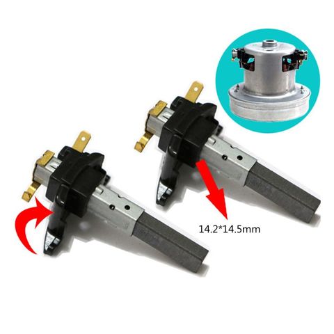 2Pcs Vacuum Cleaner Electric Motor Carbon Brushes Parts Replacements Durable Household Cleaning Tool Accessories ► Photo 1/5