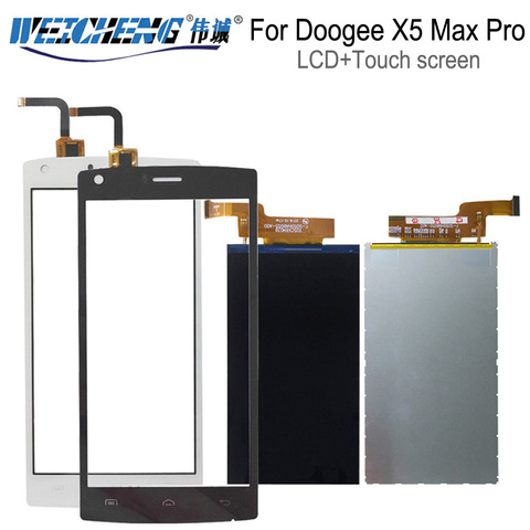 For Doogee X5 Max LCD Display+Touch Screen Digitizer For Doogee X5 Max Pro Screen LCD Pantalla Spare Parts+Tools and Tape ► Photo 1/3