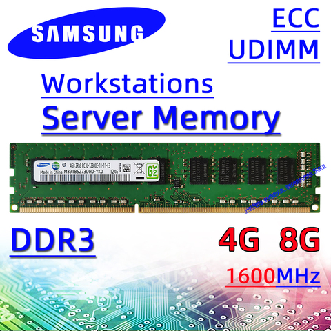 Samsung Server Workstation Memory ddr3 4G 8G 1600MHz RAM PC3 12800U ► Photo 1/1