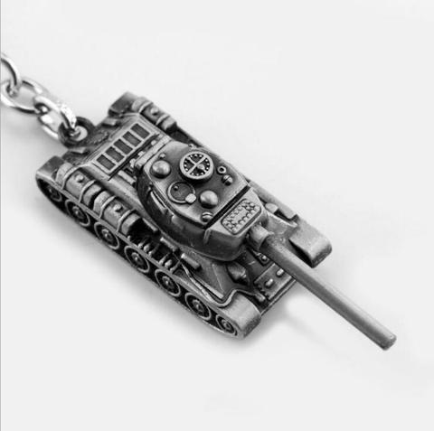 tank keychain Chains Ring Men WOT Game Chariot Keychain Bag Charms Car Keyring Party Gift For Man Trinket Souvenirs ► Photo 1/5