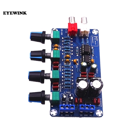 XH-M164 NE5532 Stereo Pre-amp Preamplifier Tone Board Audio 4 Channels Amplifier Module 4CH CH Control Circuit Telephone Preamp ► Photo 1/2