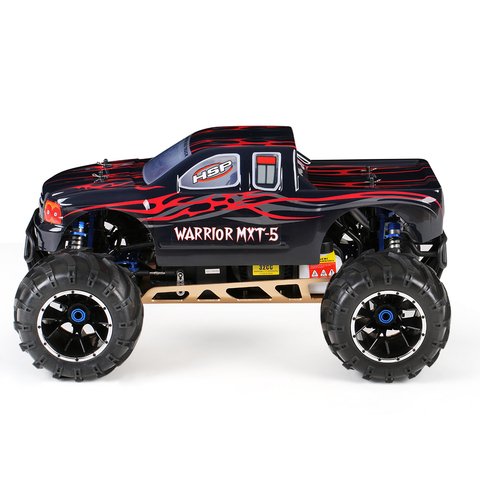 HIGH QUALITY AND BEST PRICING HSP RACING RC CAR 1/5 SCALE SKELETON 94050 GASOLINE POWER RTR MONSTER TRUCK 32CC ENGINE HIGH SPEED ► Photo 1/6