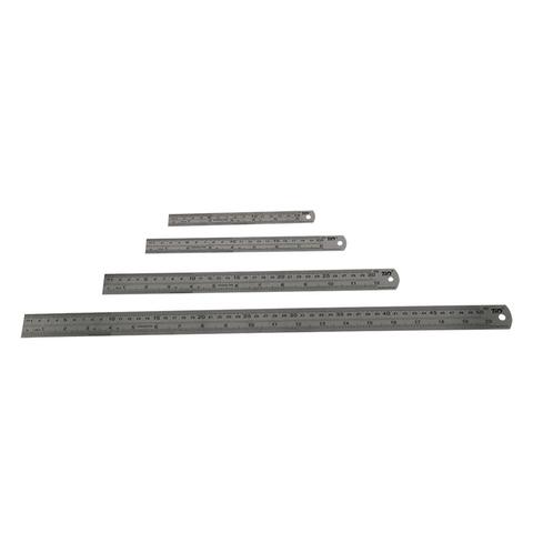 Double Side Stainless Steel Straight Ruler Metric Rule Precision Measuring Tool 15cm/20cm/30cm/50cm Centimeter Inches Scale ► Photo 1/5