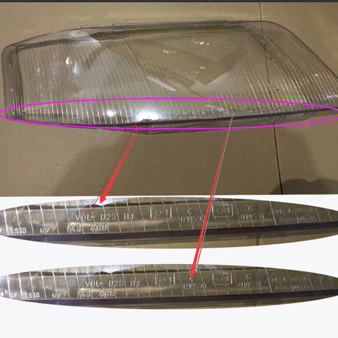 a6 c5 lens Transparent lampshade Headlight cover transparent plastic Lamp protection cover Glass cover for audi A6 C5 1999-2002 ► Photo 1/5