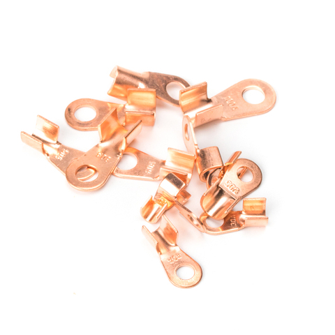 OT Type copper open connecting nose Cable Connector Terminal Crimping Ring cable wire terminal  connector ► Photo 1/4