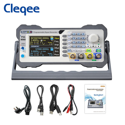 PSG9060 60MHz Programmable Signal Function Generator Digital Control DDS Pulse frequency Dual Channel Aribitrary Waveform ► Photo 1/5