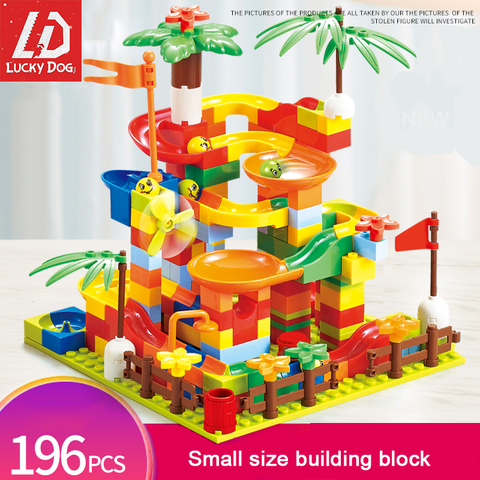 Fun 196pcs Marble Run Building Block Toys Set