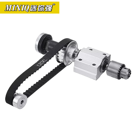 MINIQ DIY Woodworking Cutting Grinding Spindle Trimming Belt B10/JTO/B16 Drill Chuck Set Small Lathe Accessories for Table Saw ► Photo 1/6