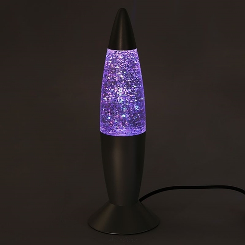 New Brand 1pc 3D Rocket Multi Color Changing Lava Lamp RGB LED Glitter Party Mood Night Light Christmas Gift Bedside Night lamp ► Photo 1/6
