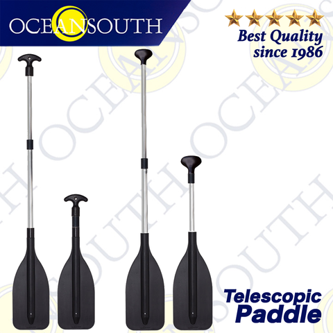 Oceansouth Telescopic Paddles Twist Locking System Aluminium Alloy Polypropylene Blade Kayak Raft Oar Boating Fishing ► Photo 1/6