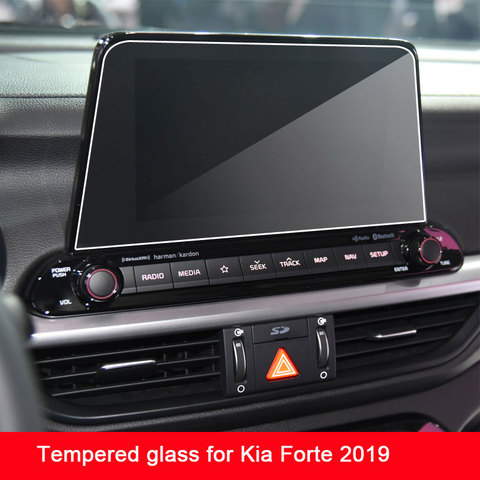 Tempered Glass Protective Film For KIA K3 Cerato Forte BD 2022  2022 ar Styling GPS Navigation Screen ► Photo 1/2