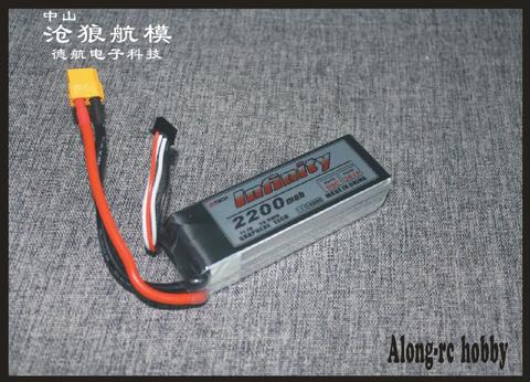 RC airplane part  Infinity 3S 11.1V 2200mAh 45C 95c Graphene LiPo Battery Rechargeable XT60 Plug Connector Support 15C   Charger ► Photo 1/6