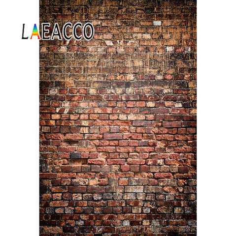 Laeacco Wall Backdrops For Photography Brick Old Wallpaper Party Baby Portrait Photographic Backgrounds Photocall Photo Studio ► Photo 1/6