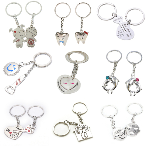 Romantic House Couple Keychain