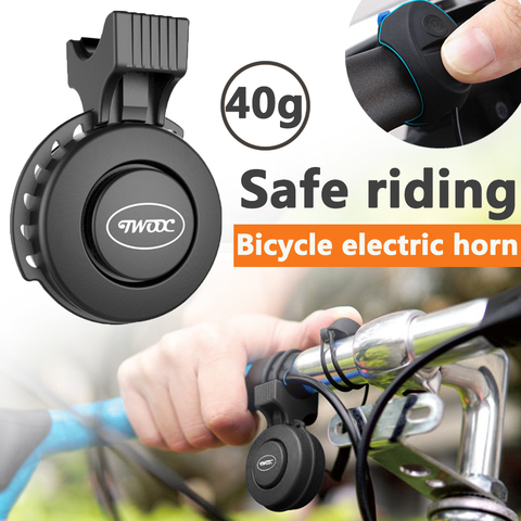 Cycling MTB Mountain Road Bike Electronic Horn USB Rechargeable Electric Scooter Bicycle Handlebar Sound Alarm Ring Bell ► Photo 1/1