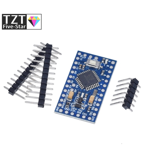 Pro mini Atmega328P Pro Mini 328 Mini ATMEGA328 3.3V 8MHz 5V 16Mhz Ch340g CP2102 FT232RL driver for Arduino Compatible Nano ► Photo 1/5