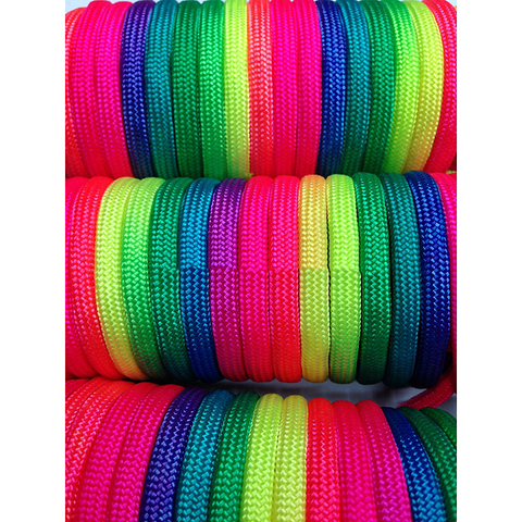 5Metes 4mm Colorful Paracord Cord Lanyard Rope 7 Strand DIY Bracelet Making Accessories Materials ► Photo 1/3