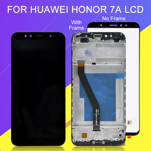 Catteny 5.7inch Lcd For Huawei Honor 7A LCD Display With Touch Screen Digitizer Assembly For Honor 7A Pro Display With Frame ► Photo 1/6